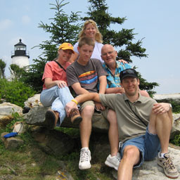 With Family in Maine